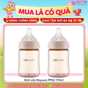 Bình sữa Moyuum PPSU 170ml