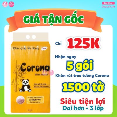 Khăn rút treo tường Corona