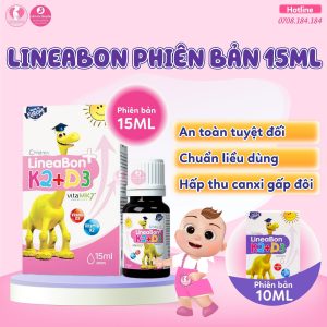 Vitamin Linebon Phiên bản hồng 15ml