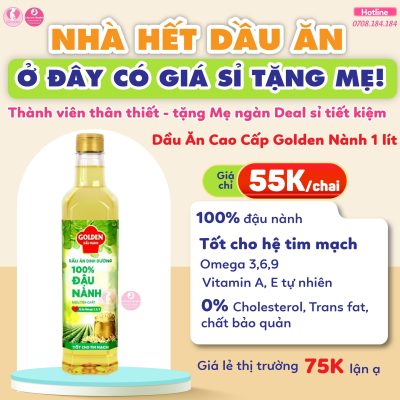 Dầu dậu nành cao cấp Golden